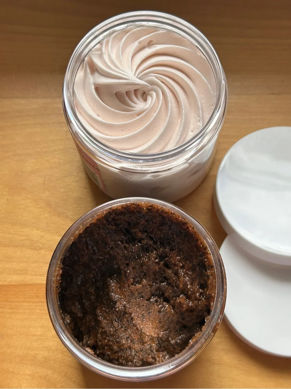Café Espresso Whipped Body Butter and Scrub Set - Bundle New!